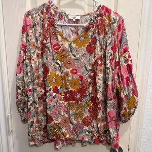 Entro Floral Women's Top - Multicolor